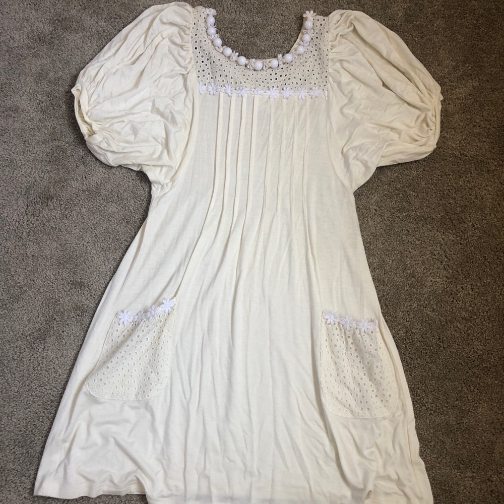 Cream dress